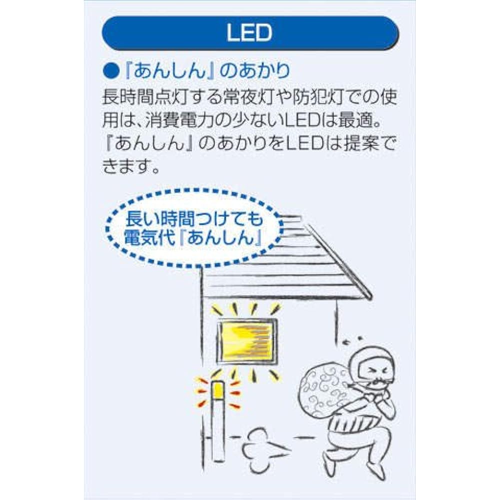 DAIKO Outdoor Light [Lamp Included] LED Bulb 4.6W (E26) Bulb Color 2700K DWP-38865Y