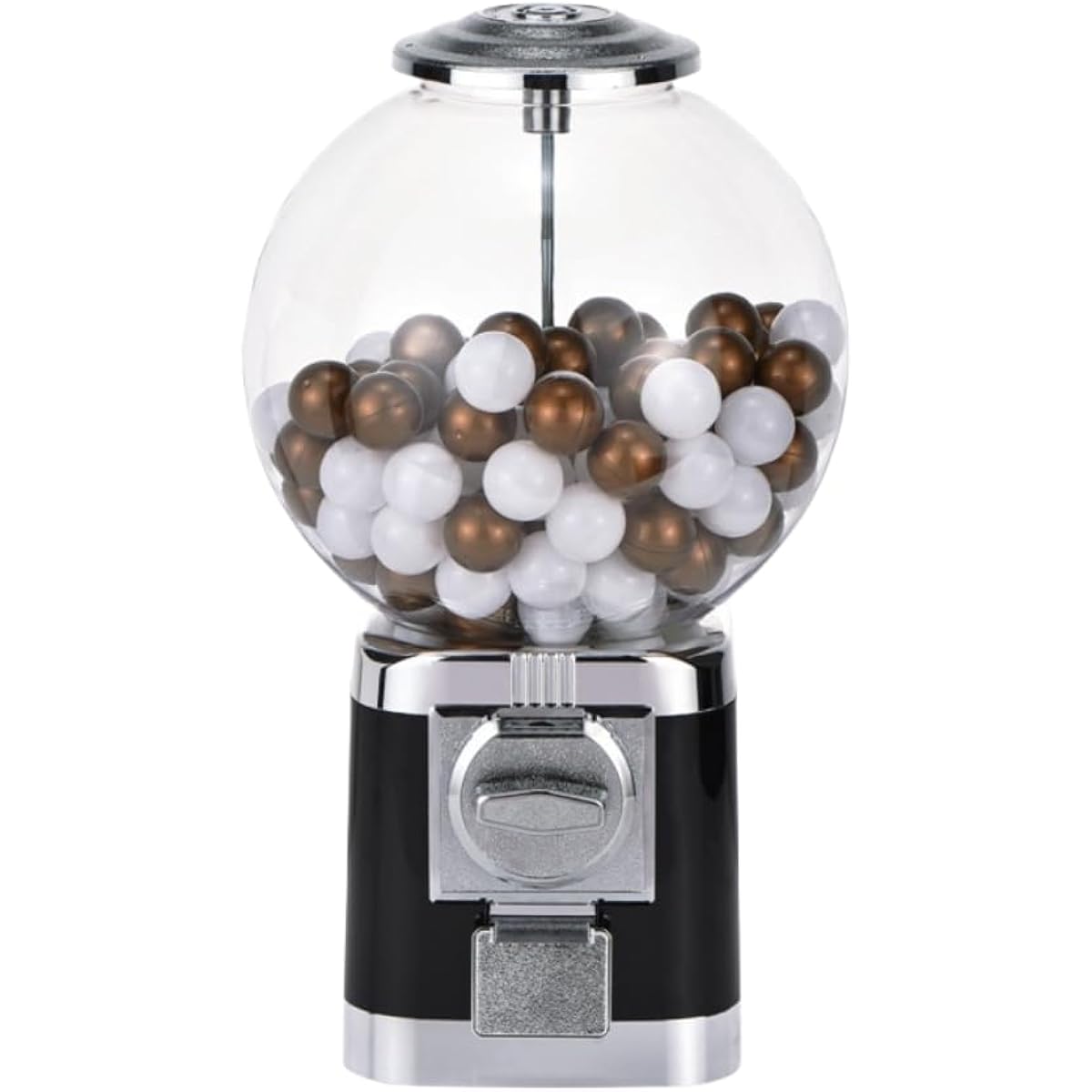 KCNN Gacha Machine, Retro, 100 Yen Coin, Commercial, Dome-shaped, Capsule Machine, Black (Black)