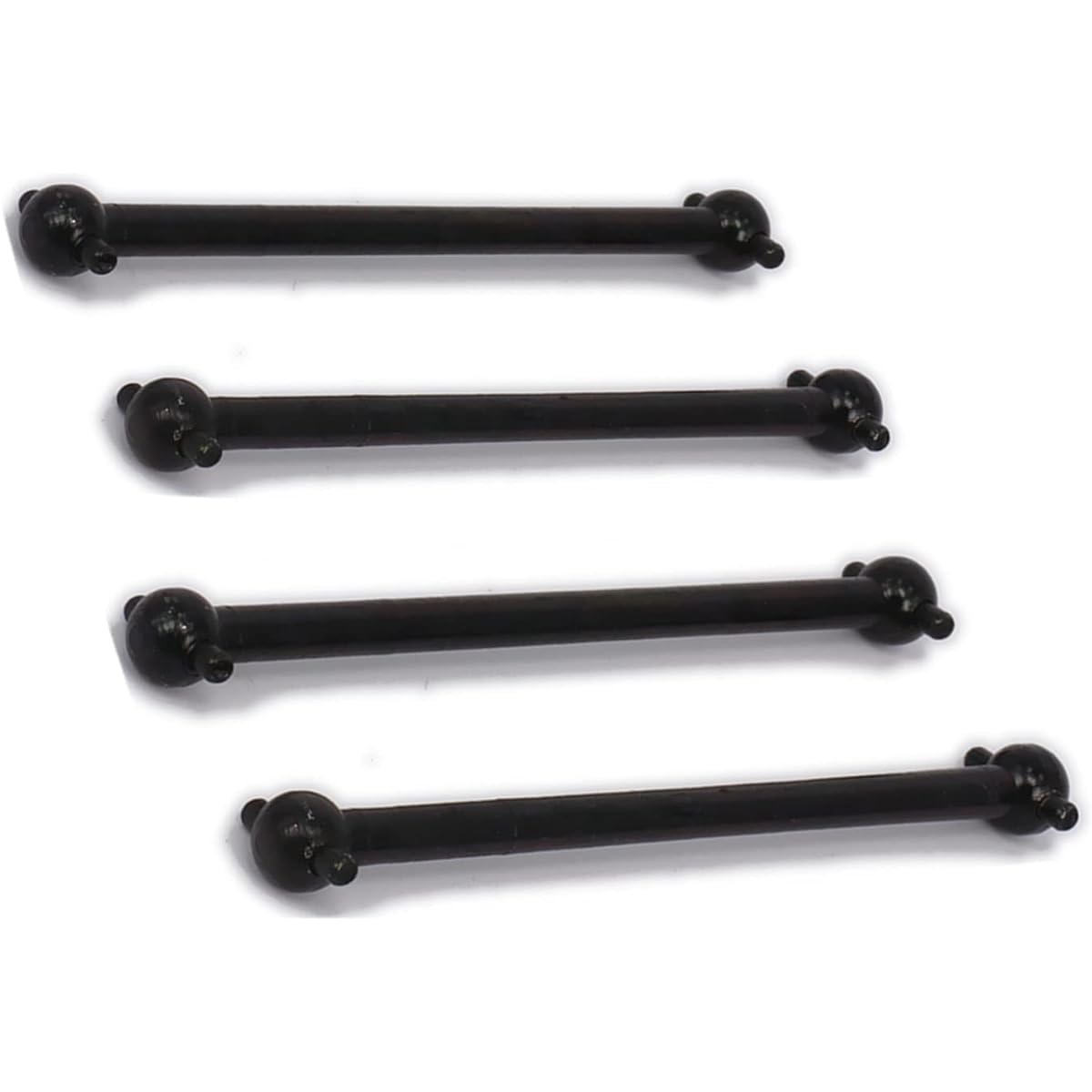Steel Metal RC Car Drive Shaft Dogbone Total Length 63mm for 1/10 RC Hobby Model Car HSP Wltoy Redcat 4pcs/set