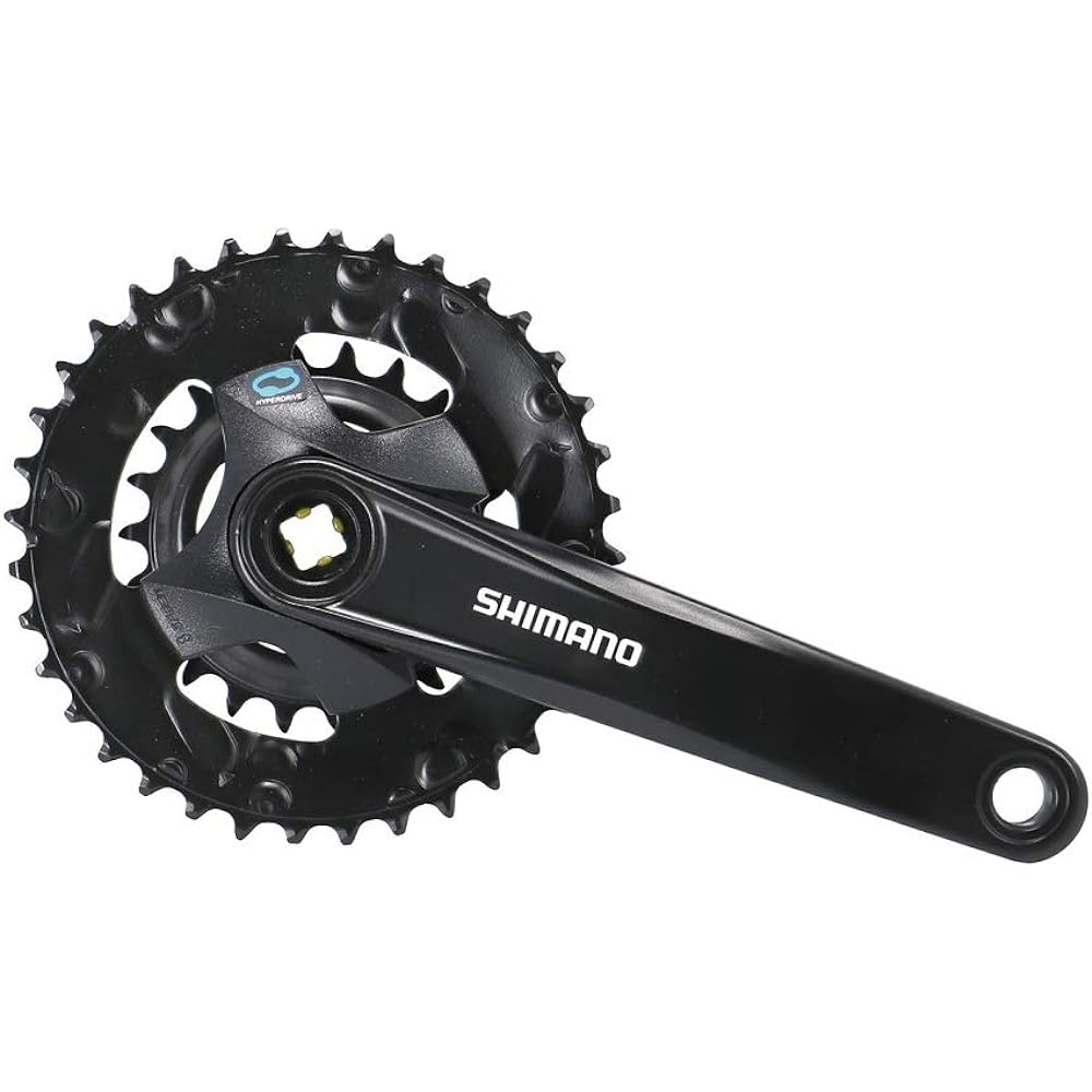 SHIMANO Crankset FC-M315-2 Black 36X22T 175mm 8S/7S EFCM3152E62XL