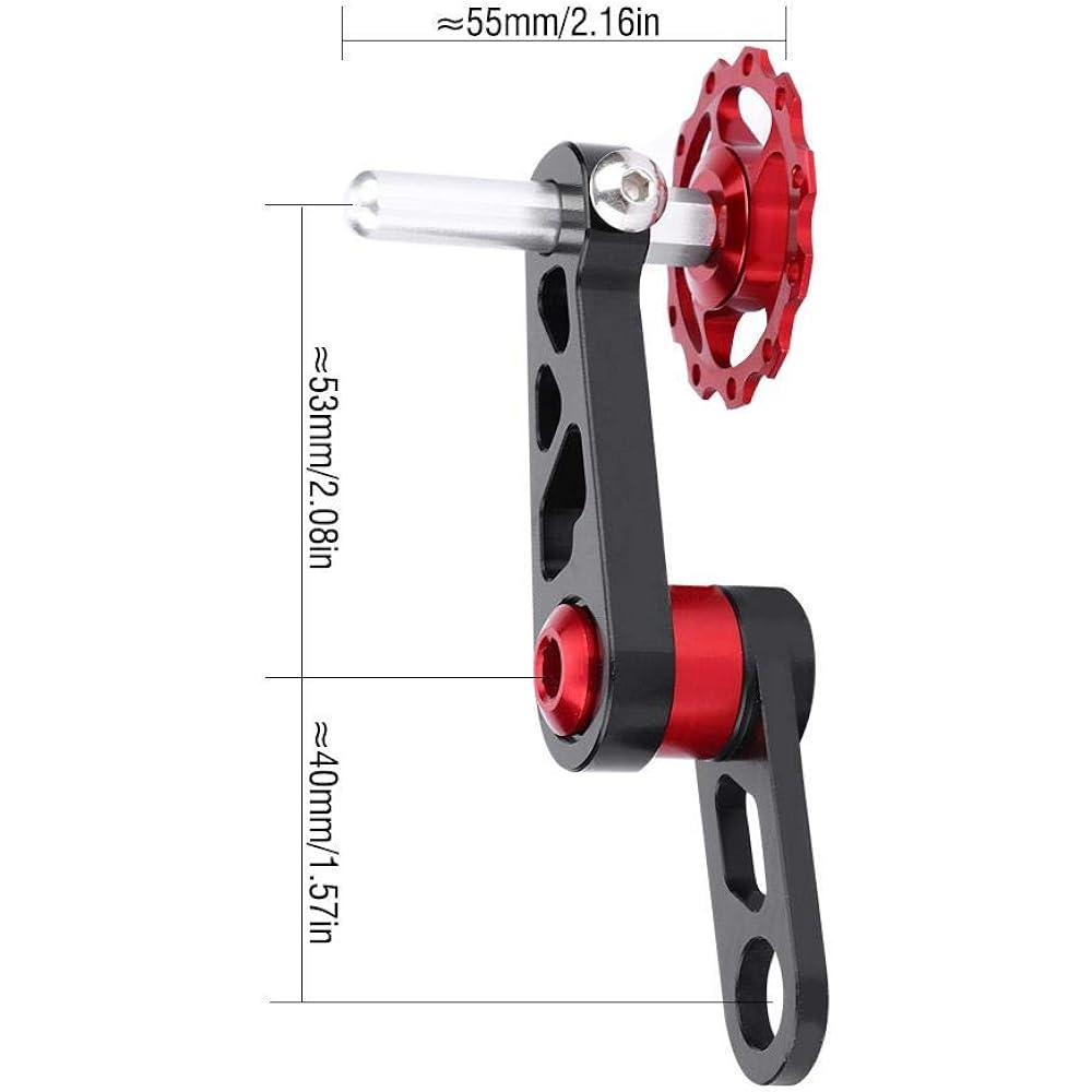 Bicycle Single Speed Adjuster Bicycle Chain Tensioner Folding Bike Chain Stabilizer Rear Derailleur Chain Guide