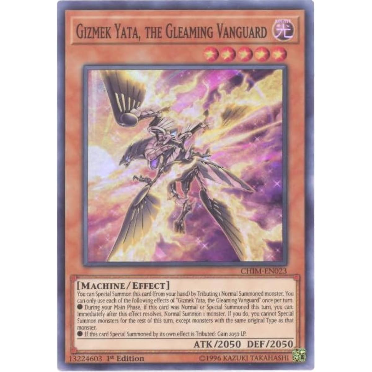 Gizmek Yata, Shining Vanguard - CHIM-EN023 - Super Rare - Unlimited Edition