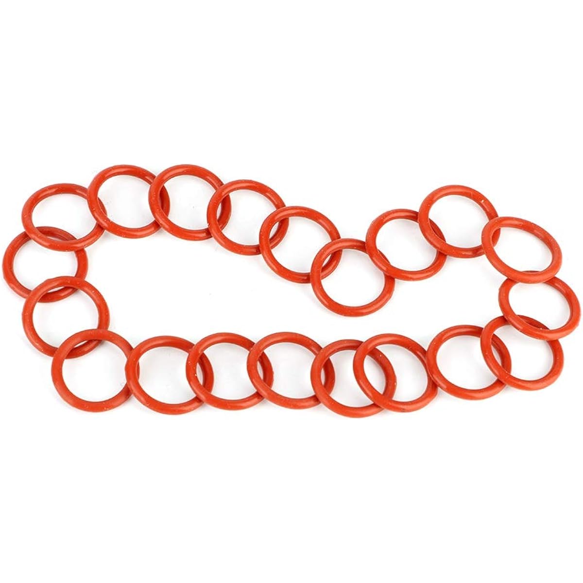 Tube Damper Silicone Ring Silicone Orange 240℃ High Temperature Auto Tube Damper Silicone Vibration Damping Non-Toxic 12ax7/12au7/Ecc88