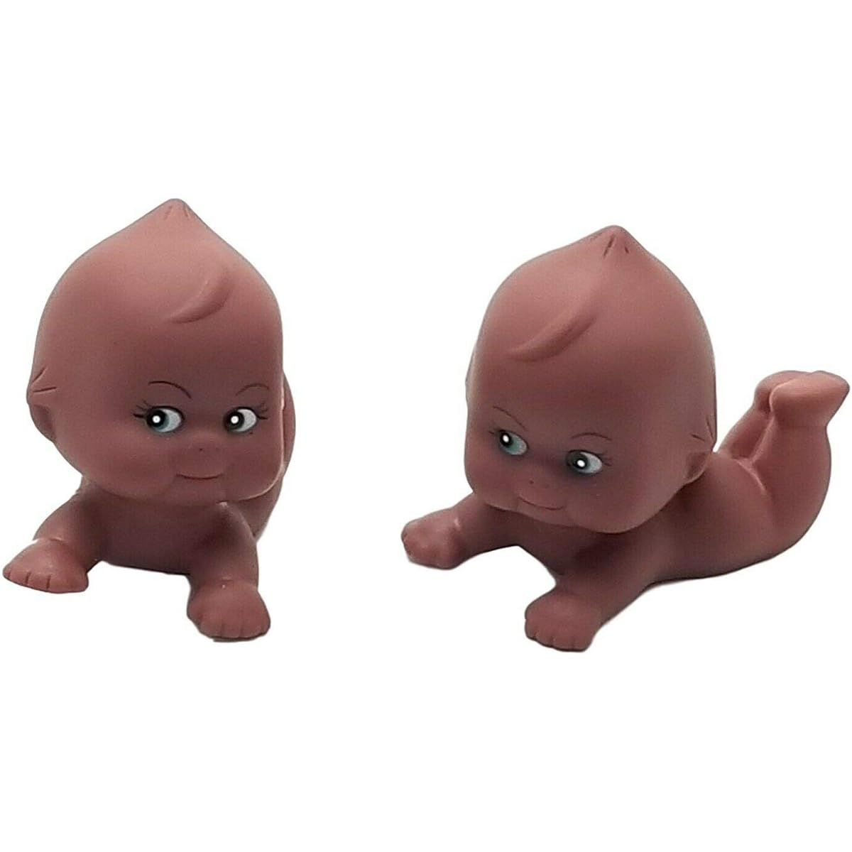 Art Cove 4" Black Kewpie Plastic Dolls Bulk 12 Piece Baby Shower Favors Decorations