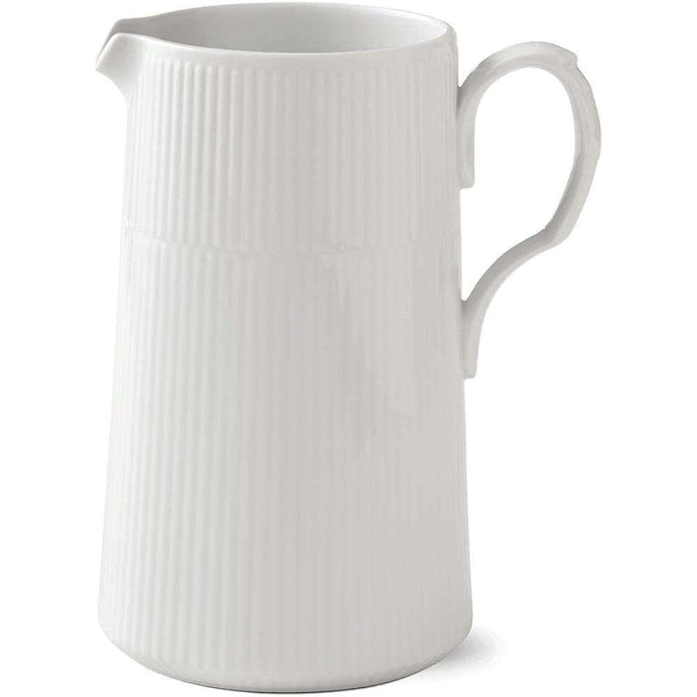 [Regular Imported Product] Royal Copenhagen White Fluted Jug 1500ml Wedding Gift 1020511