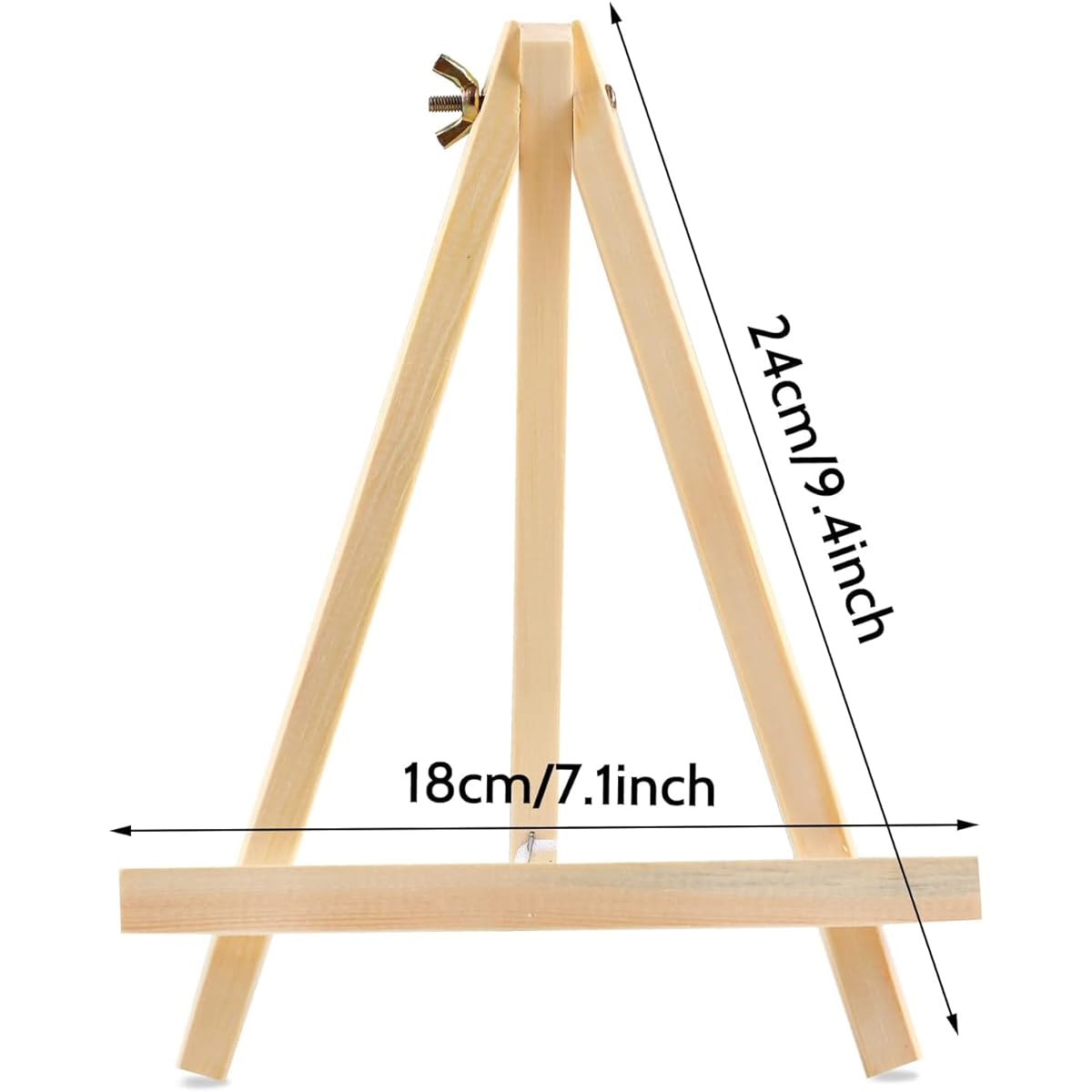 12 Pack 9 Inch Wooden Easel Canvas Painting Easel Stand with Tripod for Kids Students Tabletop Easel for Painting Art Craft Painting Easel Stand for Artists Adults Students