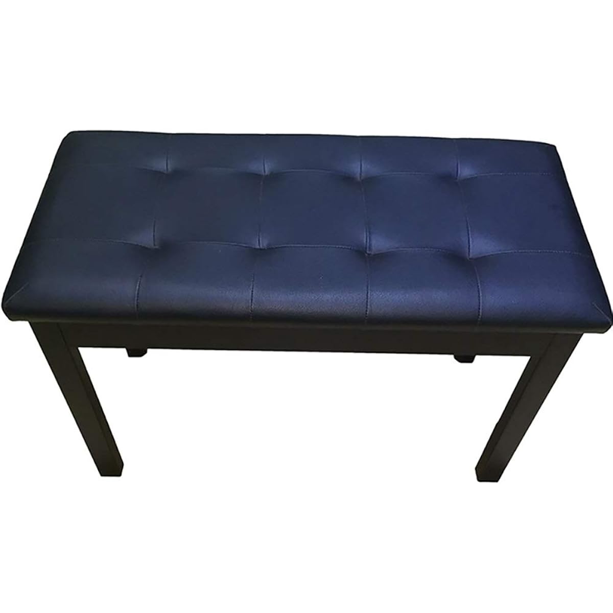 Piano Bench Single/Double Piano Stool Solid Wood Storage Bookshelf Piano Piano Stool Stool Stool Musical Instrument Piano Chair (Color: Black, Size: 74x36x49cm)