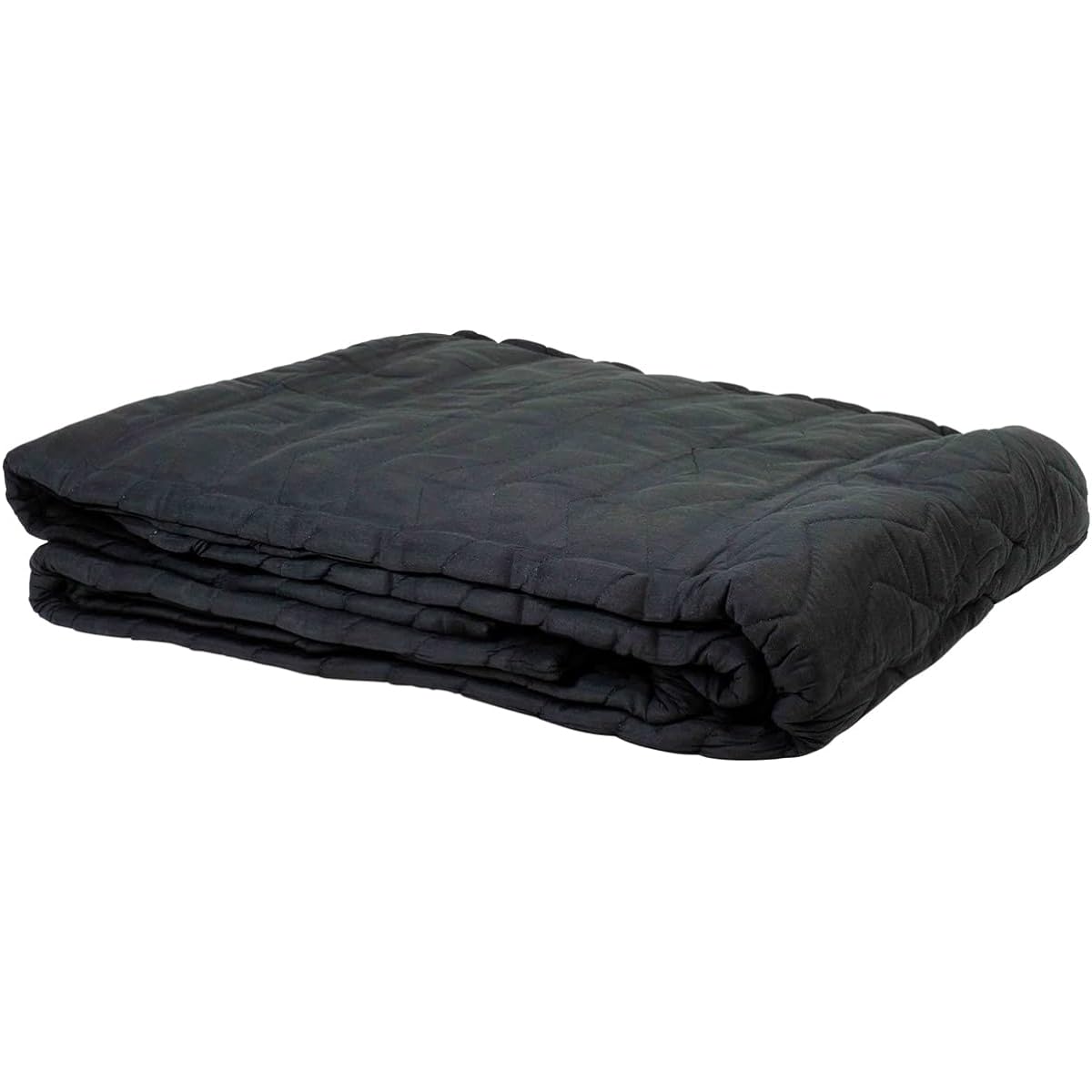Mytee Products Small Black Soundproof Blanket with Grommets 48" x 48" - Sound Absorbing Travel Blanket - Cotton/Polyester Woven (Machine Washable)