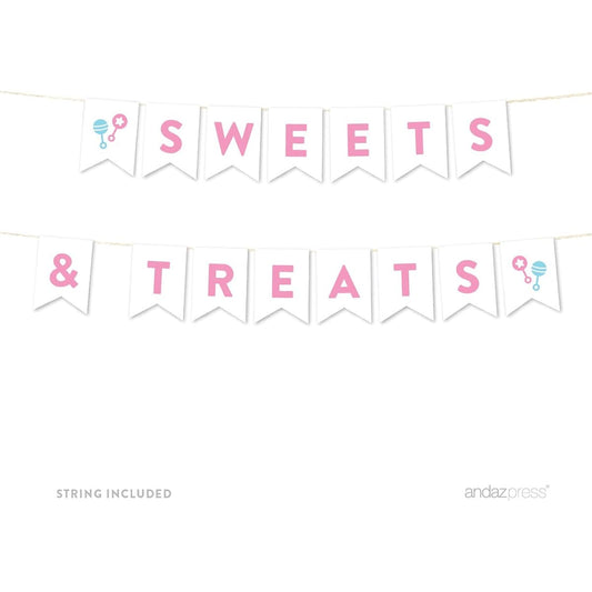 Andaz Press Team Pink Team Blue Gender Reveal Baby Shower Collection