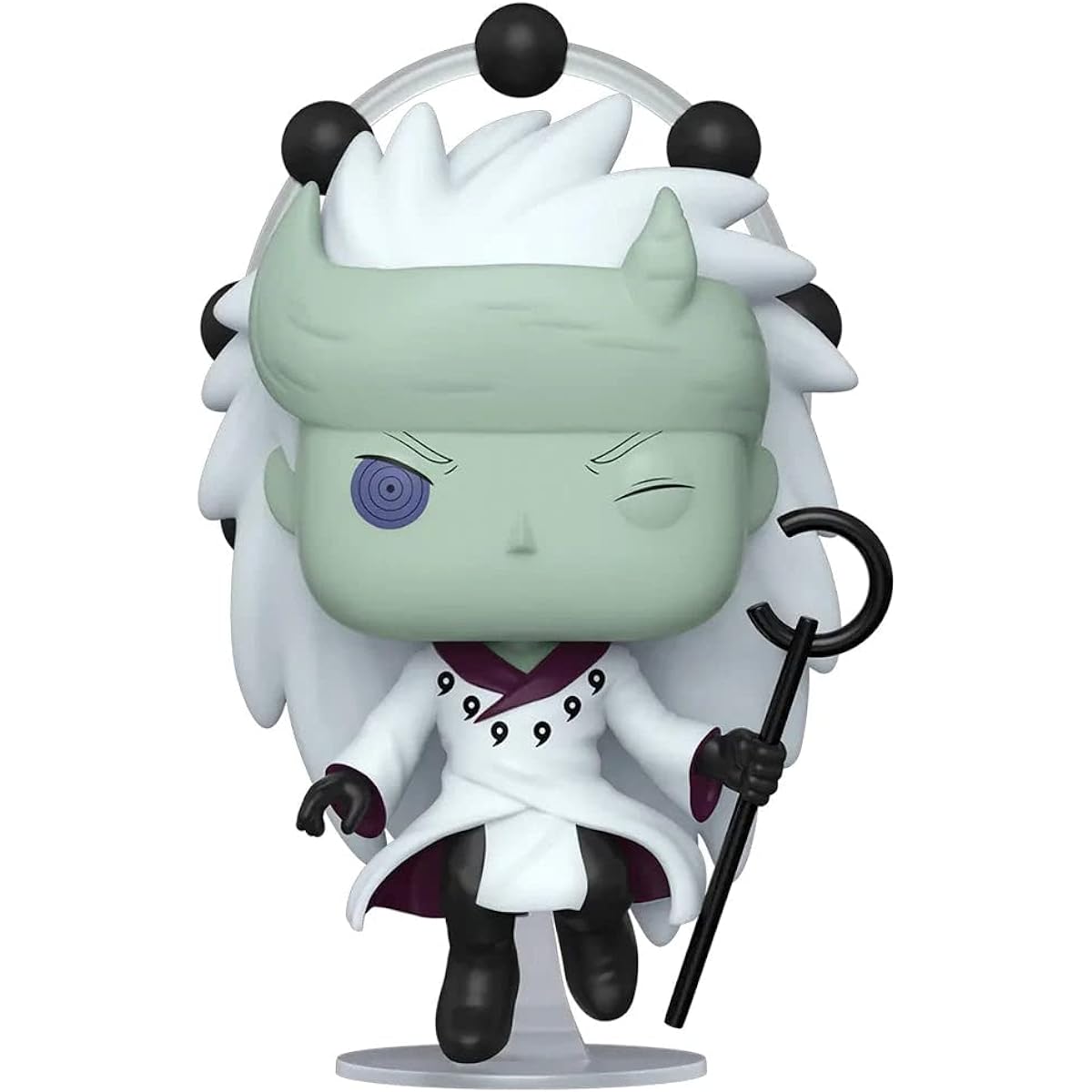 POP NARUTO SHIPPUDEN - Uchiha Madara Sixpath Funko Vinyl Figure (Includes Compatible Box Protector Case), Multicolor 3.75