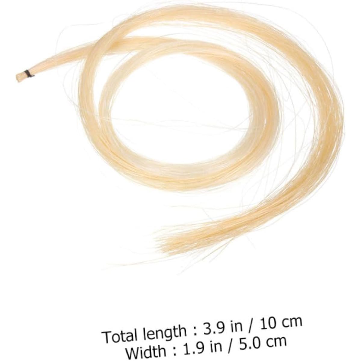 Vaguelly 24pcs Violin Bow Hair Viola Accessories White Horse Tail Hair Elective Subjects Student Cello Bow
