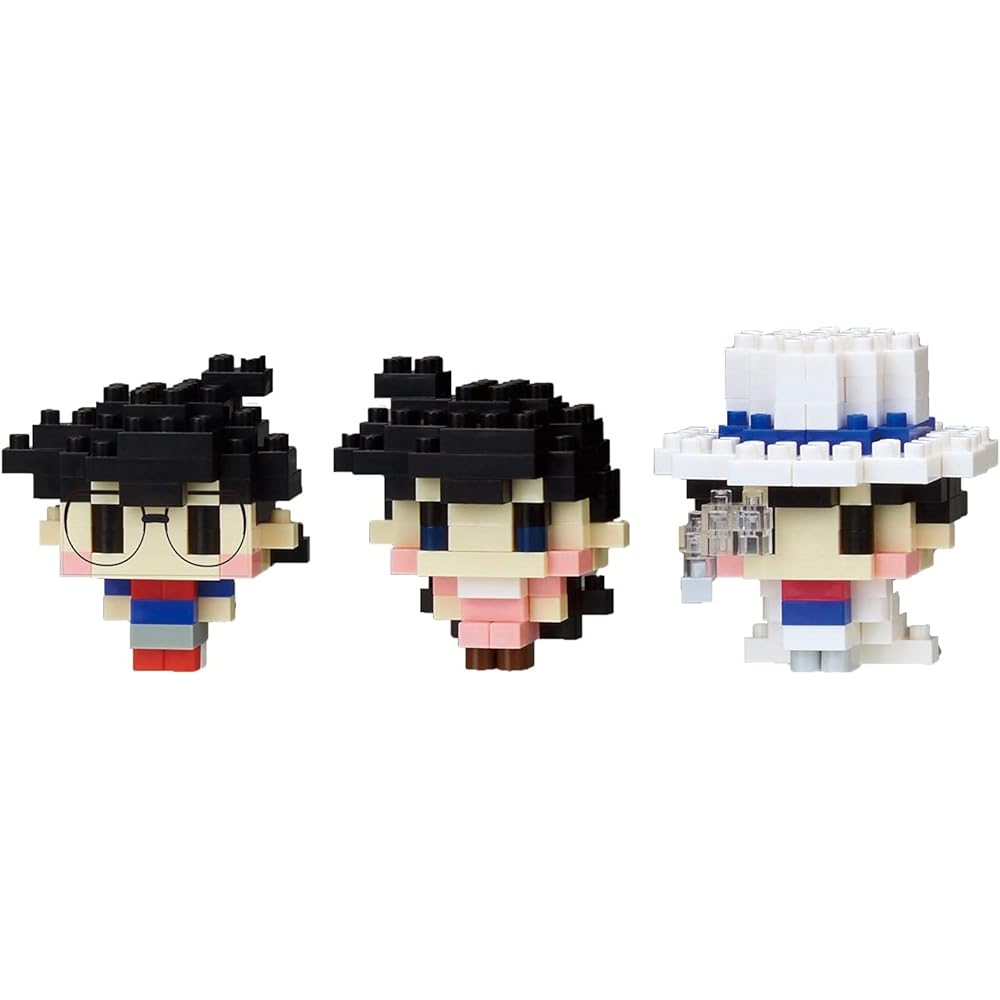 [Nano Block Detective Conan Set] Mini Nano Detective Conan NBMC_03S1BOX = 6 pieces, 6 types in total + Mini Nano Detective Conan vol.2 (BOX) NBMC_18S1BOX = 6 pieces, 6 types in total