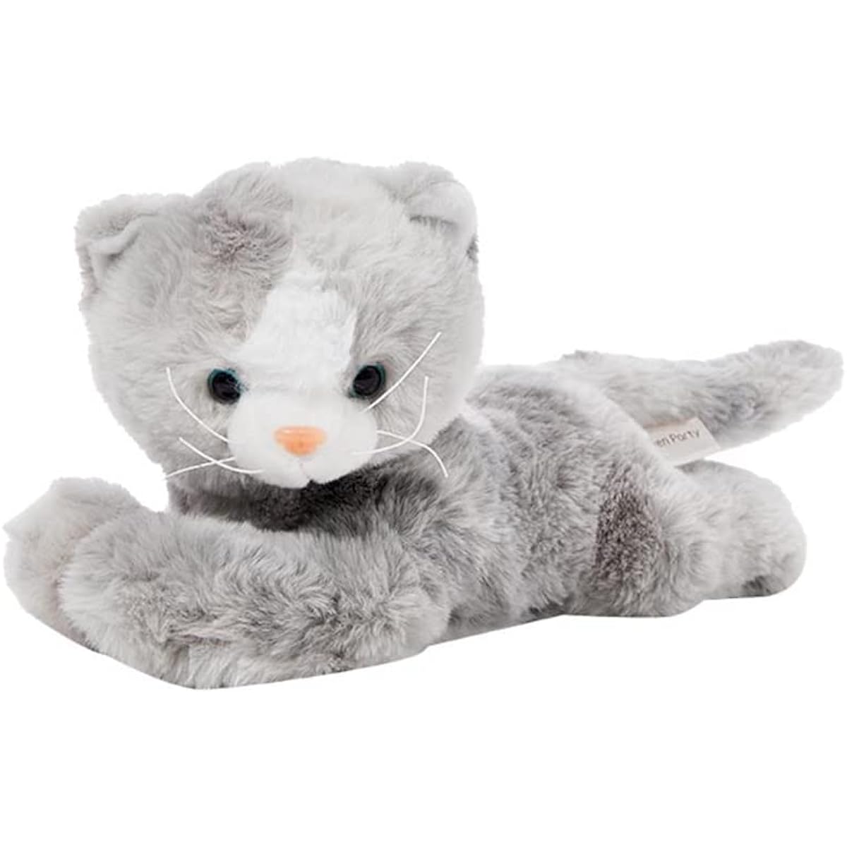 Realistic cat, cute stuffed animal, fluffy cushion, cat, hug pillow, hug cushion, celebration, soft, Christmas, birthday, present, 30*16cm, cute stuffed animal, soothing, sleeping together, gray, gift, washable, hug pillow, celebration