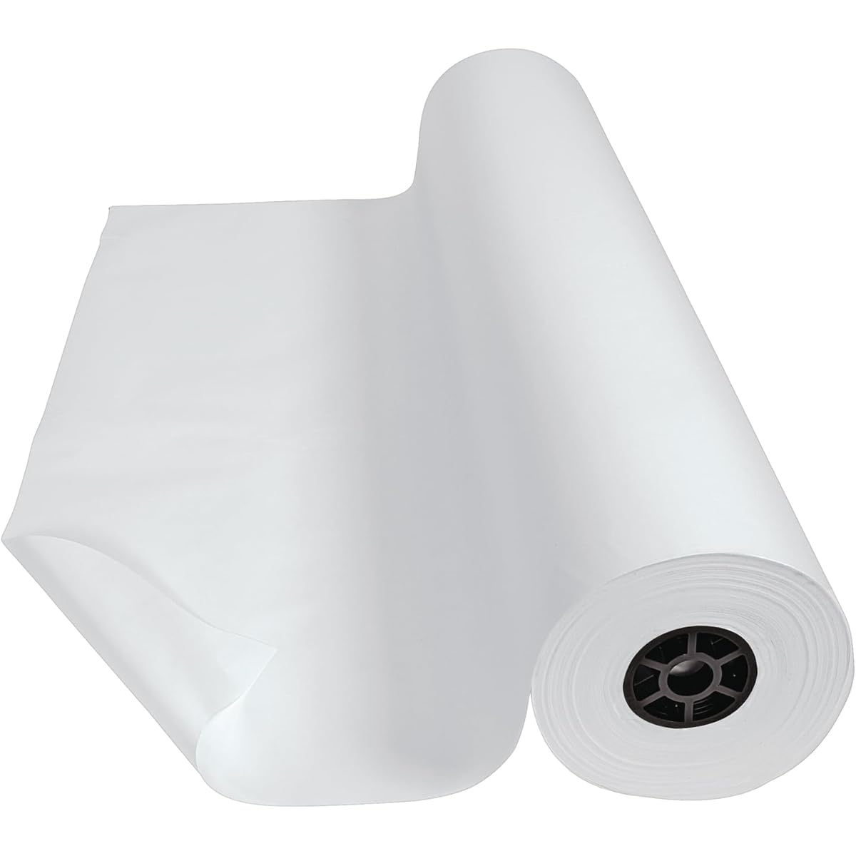 Colorations Dual Surface Paper Roll for Classroom Supplies, Arts & Crafts, White (36" x 1000') (Item Number DSWH)