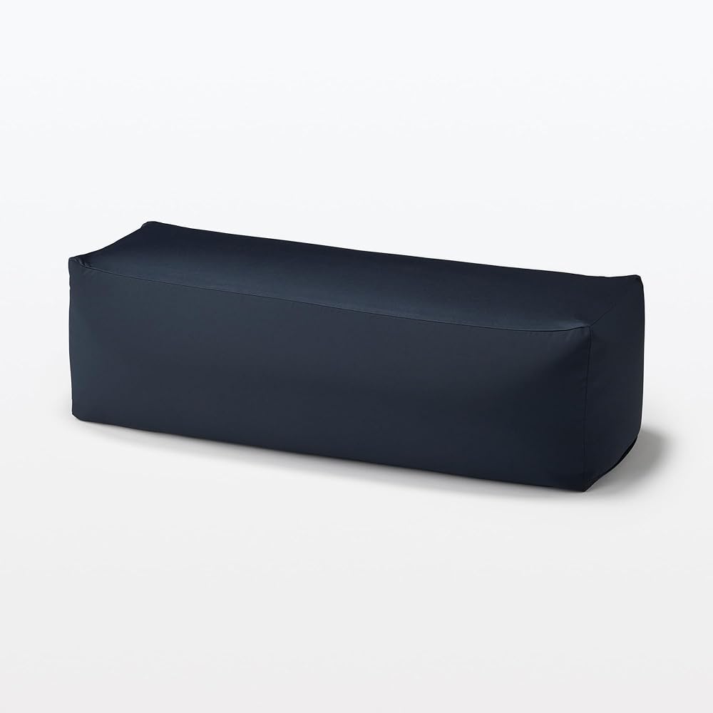 MUJI MUJI Body-fitting rectangular sofa cover Navy Width 120 x Depth 38 x Height 38 cm Polyester plain weave 83435691