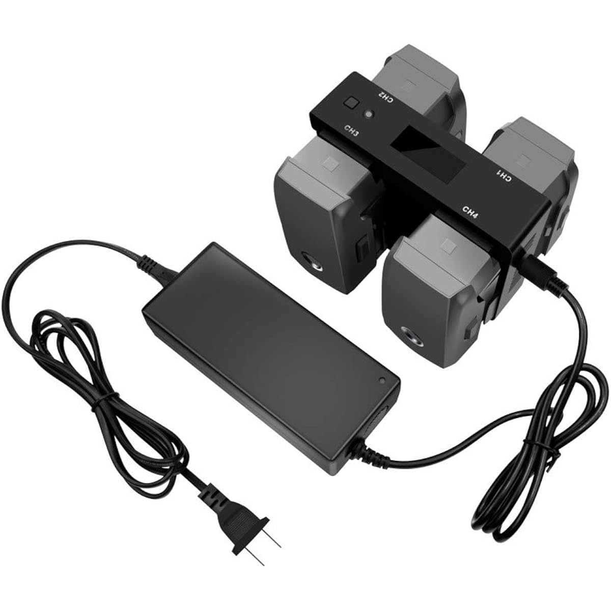 Xmipbs Multifunctional Mavic 2 Battery Charger Battery Discharger Storage Maintenance Butler for DJI Mavic 2 Pro Zoom 4 in 1 Charging Hub