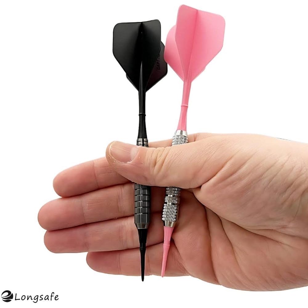 House Darts Set Beginner Barrel Shaft Flight Integrated Tip Set of 100 Arrows Soft Darts House Introductory Practice Dart Live Phoenix (16g 12 pieces 100 tips) (SDS1601)