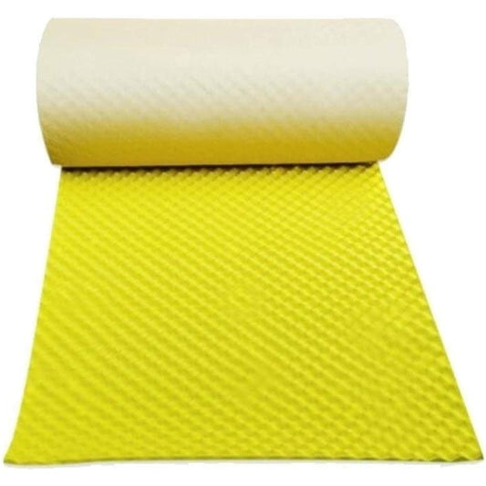 1.5M Yellow Soundproofing Material, Foldable Portable Acoustic Panel Dance Studio Cinema Sound Absorbing Cotton
