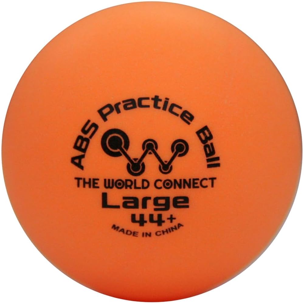The World Connect TWC The World Connect Practice Ball 44+ 100 Balls Table Tennis Large Ball