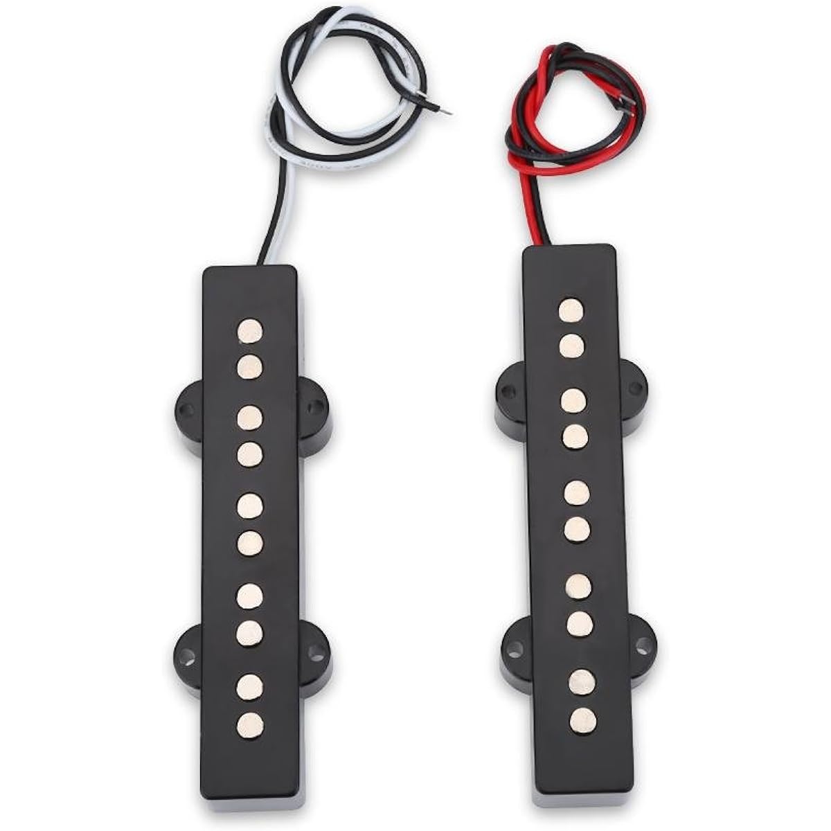 Guitar Bridge Pickup 2pcs 5 String Open Bass Humbucker Replacement Part Csrews & Springs Jazz Bass with V Pickup