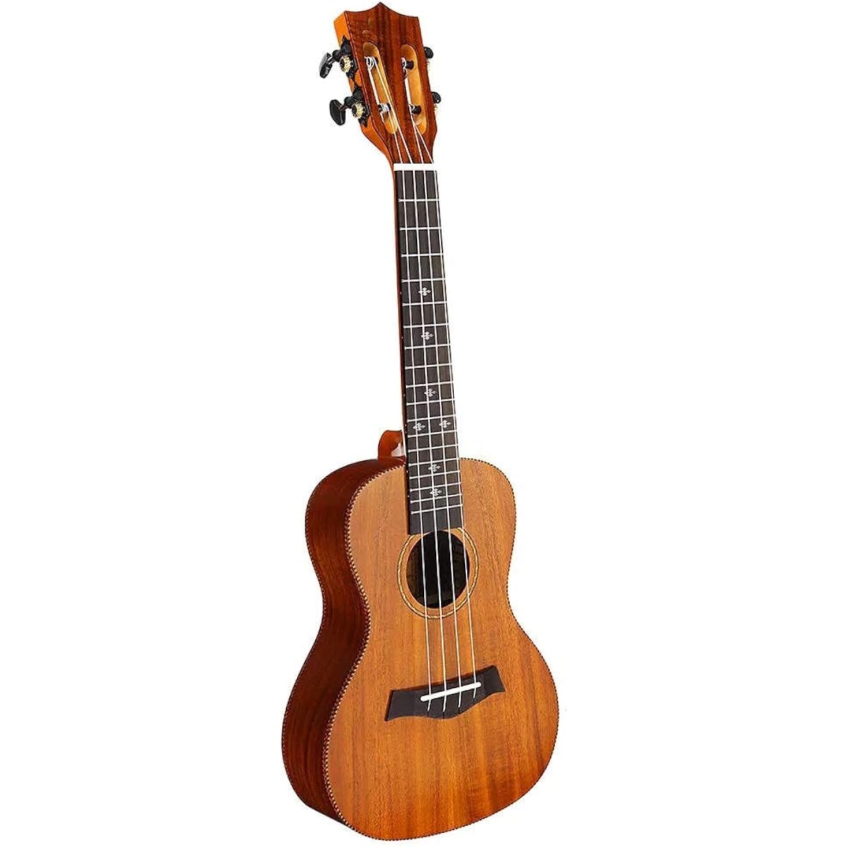 Classical Guitar 24 Inch Guitar Ukulele Wood and Tiger Skin Ukulele with Bag and String for Beginners Easy to Learn and Play (Color : As shown, Size : 24 inch)