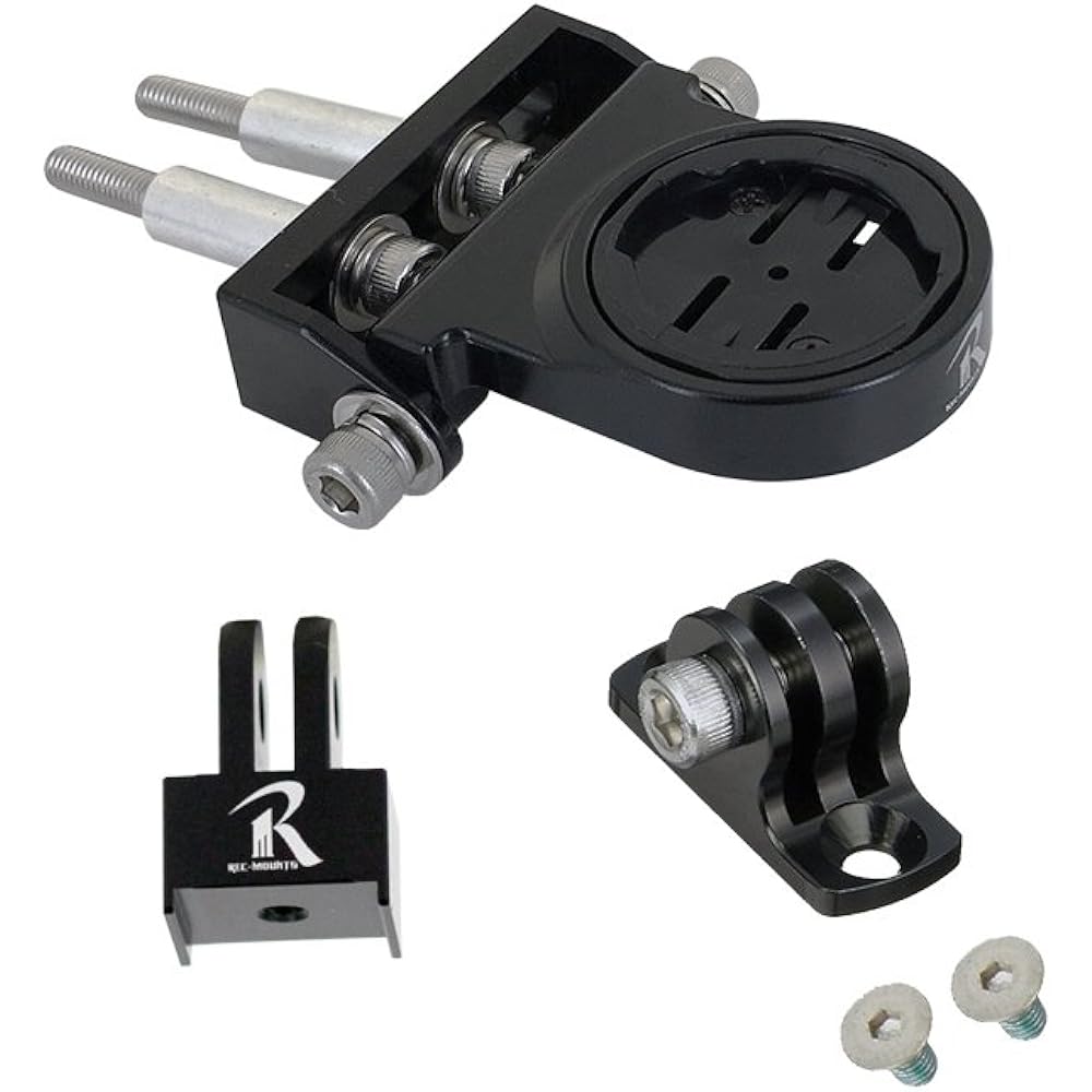 REC-MOUNTS Type17 Garmin Combo Mount (M5 Stem Bolt/Bolt Clamp Type, with Lower Adapter) (17-GM+GP)
