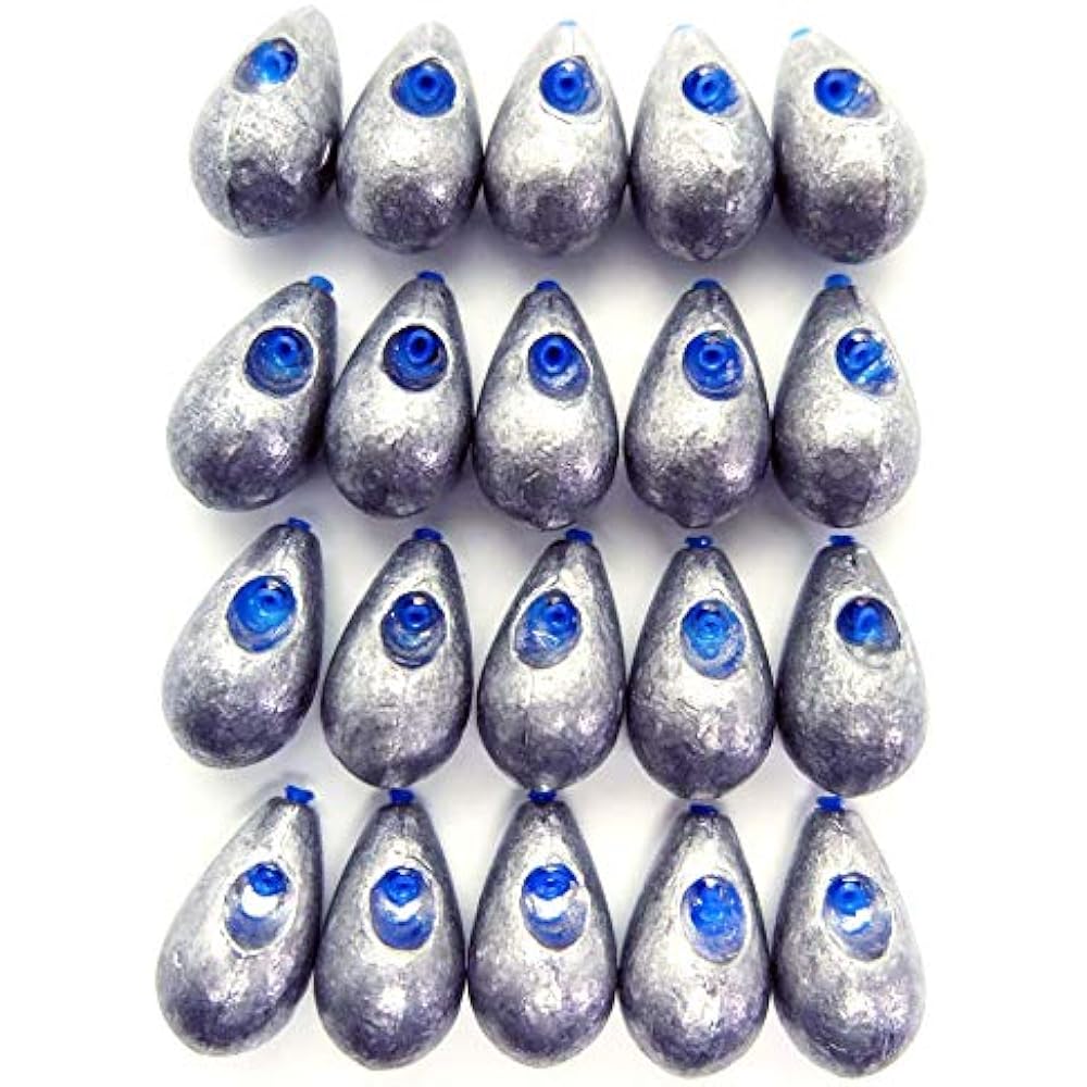 [Seiran Lure] Rockfish Sinker 7.5g 11g 18g 21g 28g Set of 20 Free Rig Texas Rig Straight Rig Rockfish Root Fish Compatible with Bass Fishing