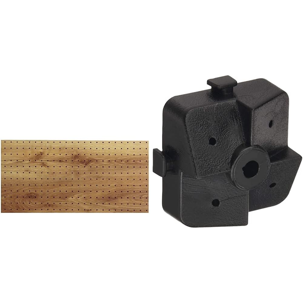 Hikari Vintage Board Punching Board Perforated Board 910x600x5.5mm Old Wood Look Hole Pitch: 25mm PGMBD69-2
