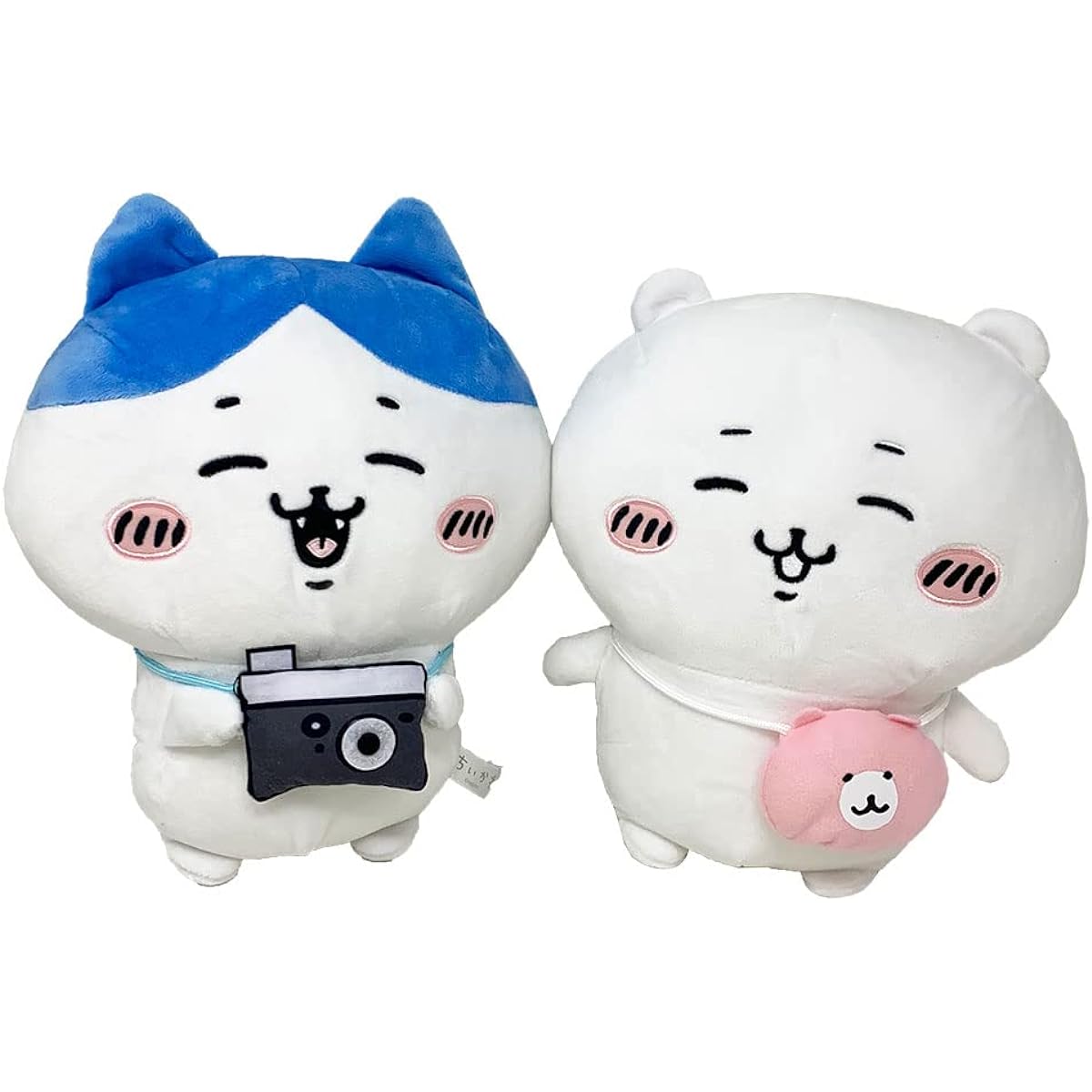 QIDUHUQI Very Cute Smile Chiikawa Hachiware Favorite BIG Plush Toy Set of 2 Approx. 30cm Official Goods Large