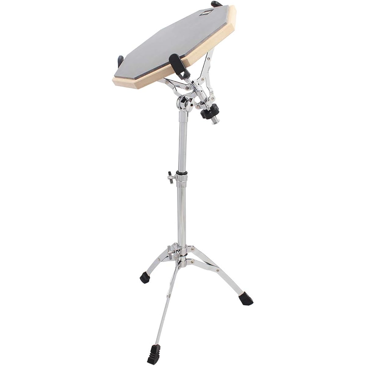 Ochine Snare Drum Stand Drum Pad Stand Kit Snare Stand Practice Pad Stand Adjustable Snare Stand Double Brace Tripod Practice Snare Drum Stand 10-15 Inch Drum Pad Snare Drum Beginner