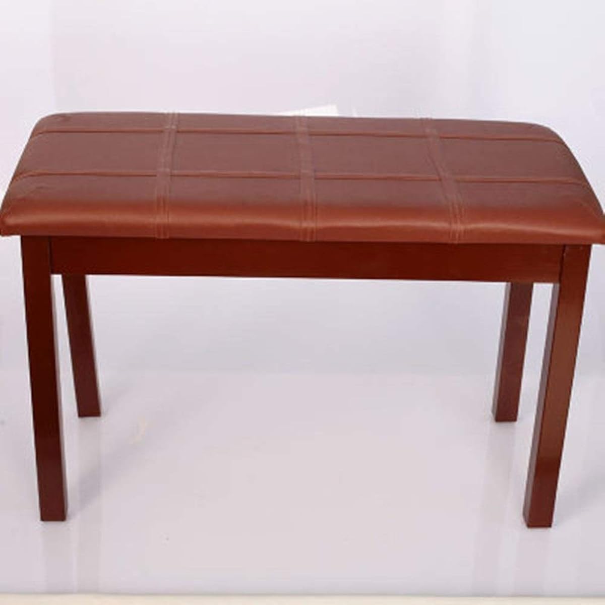 Piano Stool Piano Stool Universal Solid Wood Piano Stool Double Ergonomic Piano Stool with Bookshelf for Piano (Color: Brown, Size: 74x35x50cm)