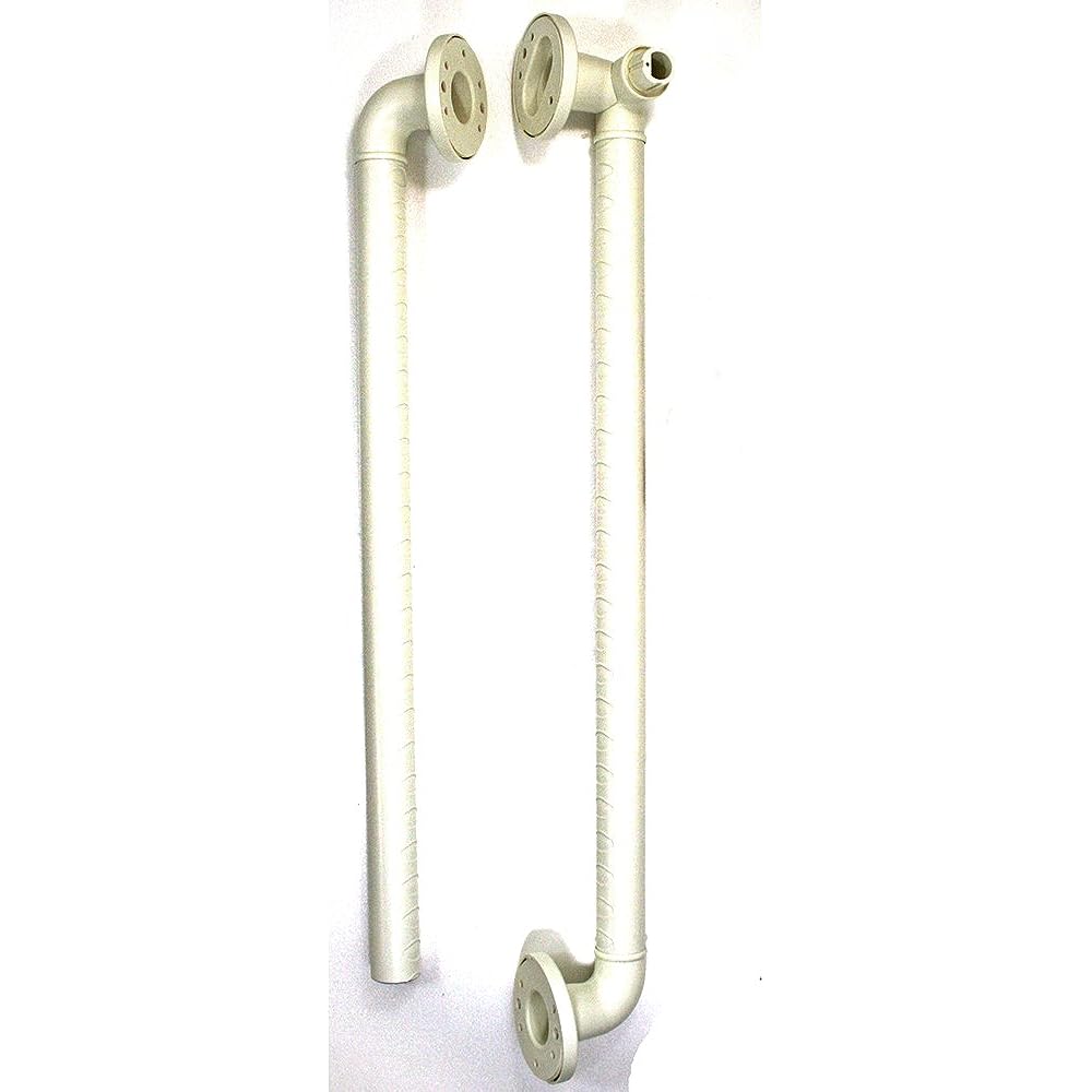 WAKI ABIRA Warm Handrail for Bathroom L Shape 600mmX600mm Thickness 32Φ