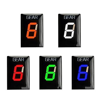 Speed Display Meter Motorcycle 1-6 Speed Gear Indicator Waterproof LED Display For Yamaha YZF-R1 YZF-R6 FZH150 FZ-16 FZ6 XT660 FZ1 FZ8 MT01TDM900