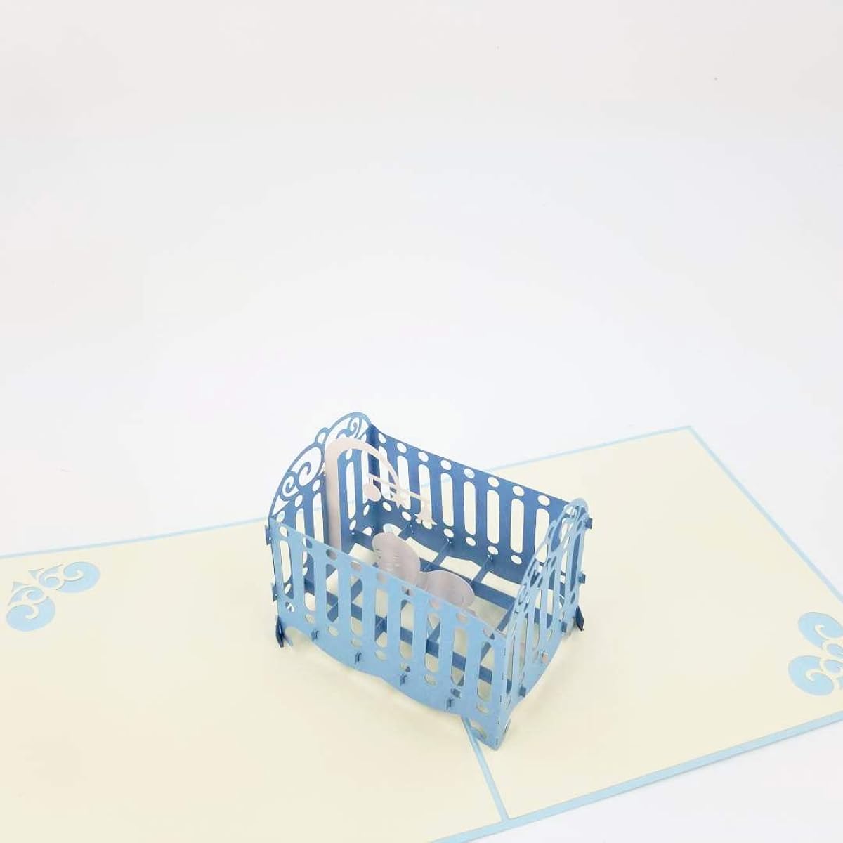 Pop Card Express Boy Crib Pop Up Card Newborn Greeting Card Newborn Gift Newborn Gift Baby Shower