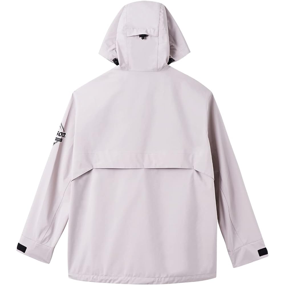 Jackson Durable Water Repellent Half Zip Parka Light Gray
