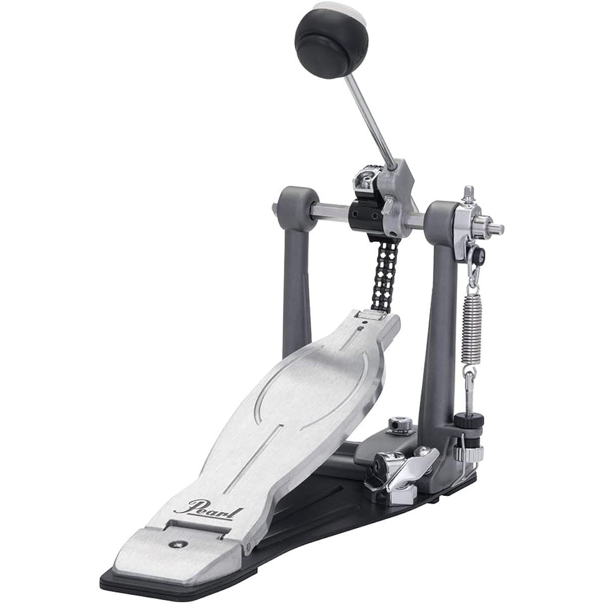 Pearl Pearl Drum Single Pedal Eliminator SOLO “BLACK” Perfect Round Cam/Duo Beater P-1030