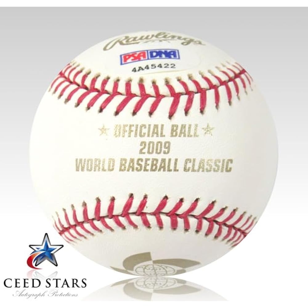 Munenori Kawasaki autographed WBC official ball PSADNA autograph session on-site inspection certificate included Seed Stars authenticity certificate