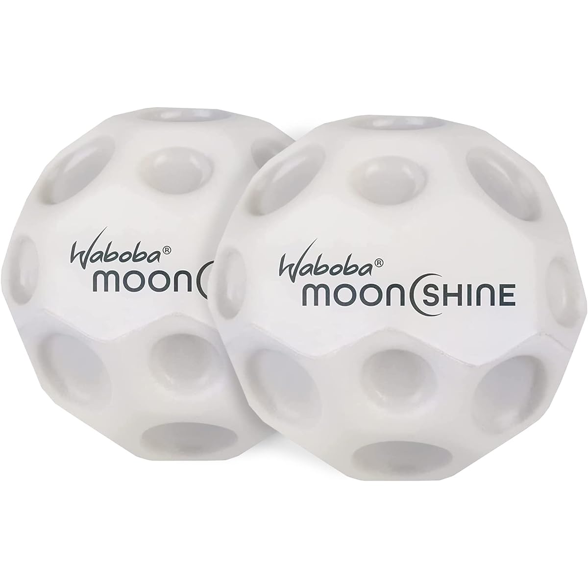 Funstuff Waboba Moonball Moonshine 2 Pack | Light Up Bouncing Balls