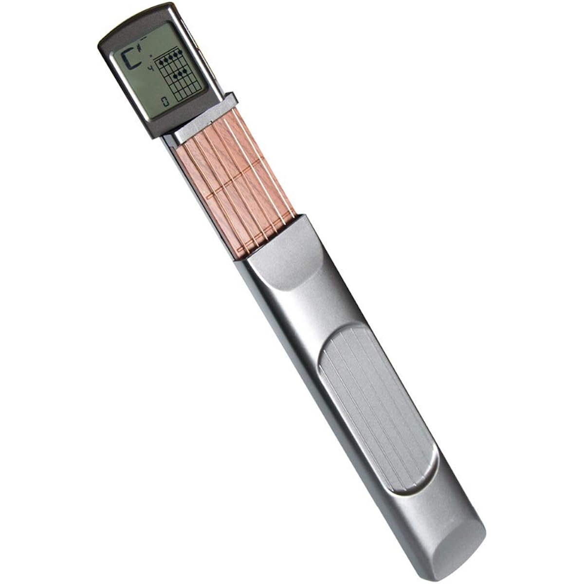 Forart Pocket Guitar Practice Tool Portable Chord Trainer Beginner Practice Tool with Rotating Chord Chart Screen