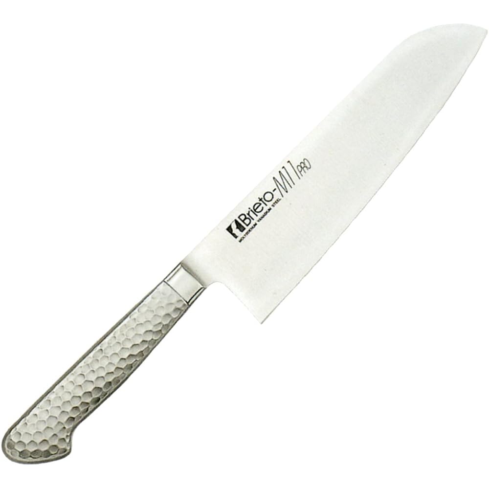 Kataoka Seisakujyo All-Purpose Knife Silver 175mm Made in Japan Brieto-M11pro Molybdenum Vanadium Steel M1114