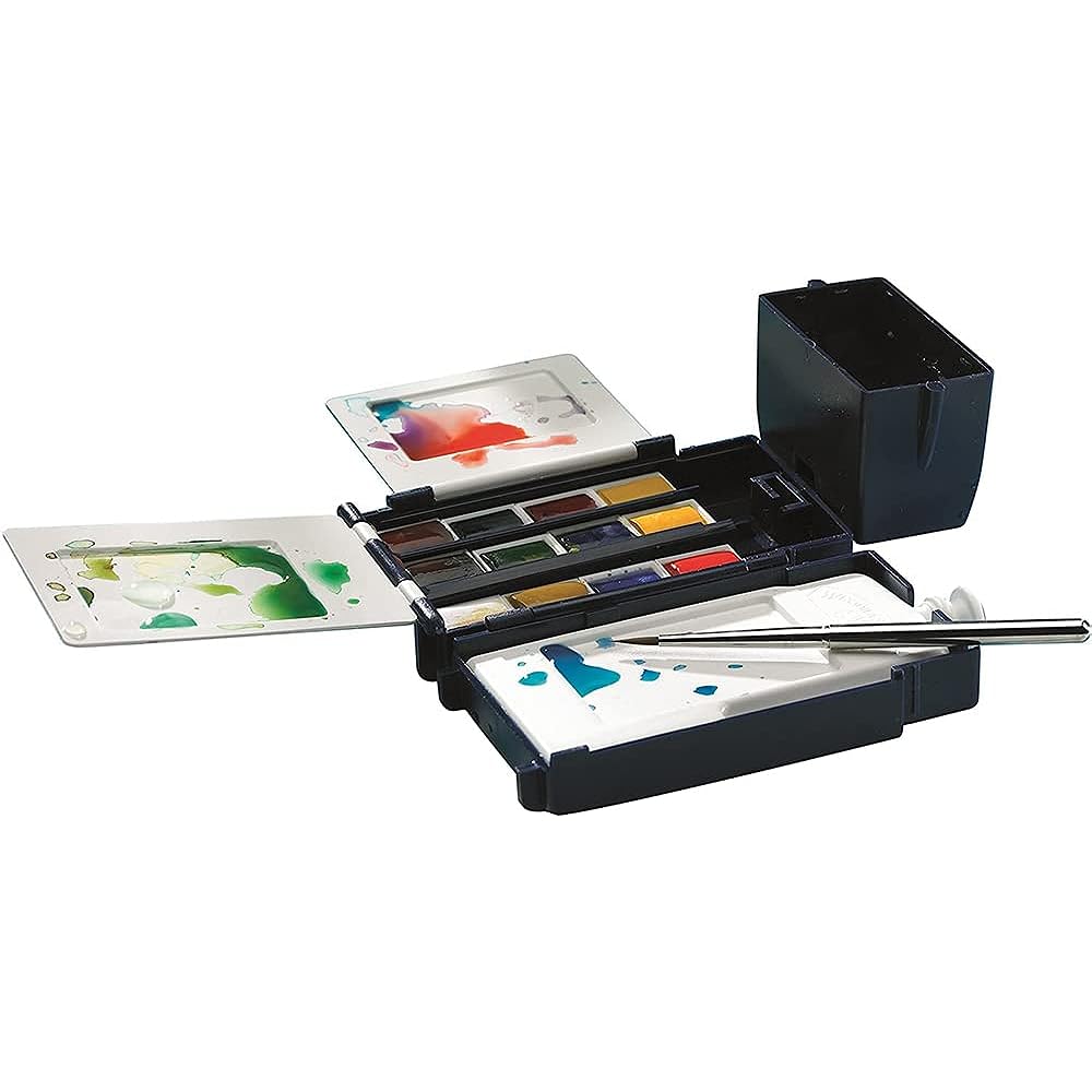 Winsor & Newton Watercolor Paints Windsor & Newton Cotman Watercolor 12 Color Set Field Box Half Pan 18909639