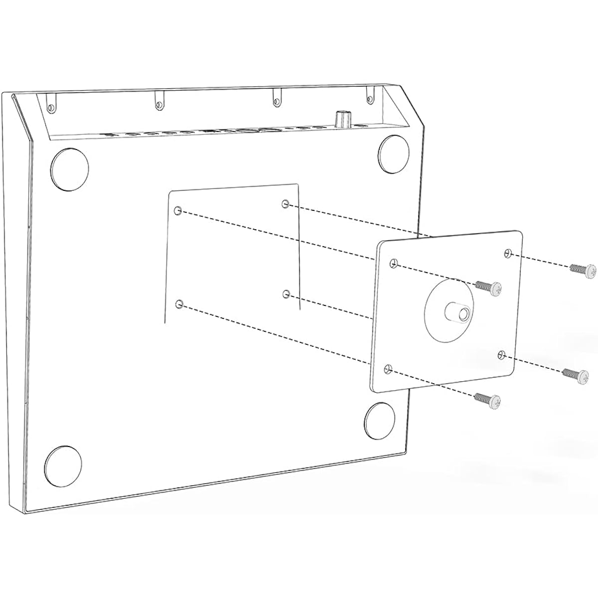 HXW PPS-75 Electronic Mount Stand with Plate for Percussion Instruments Sample Pad/Drum Pad