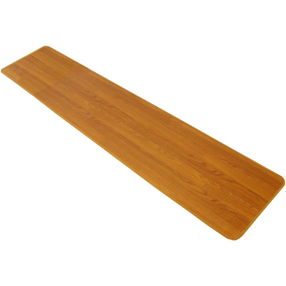 Woodgrain style long mat that can be wiped quickly 80x240 OK