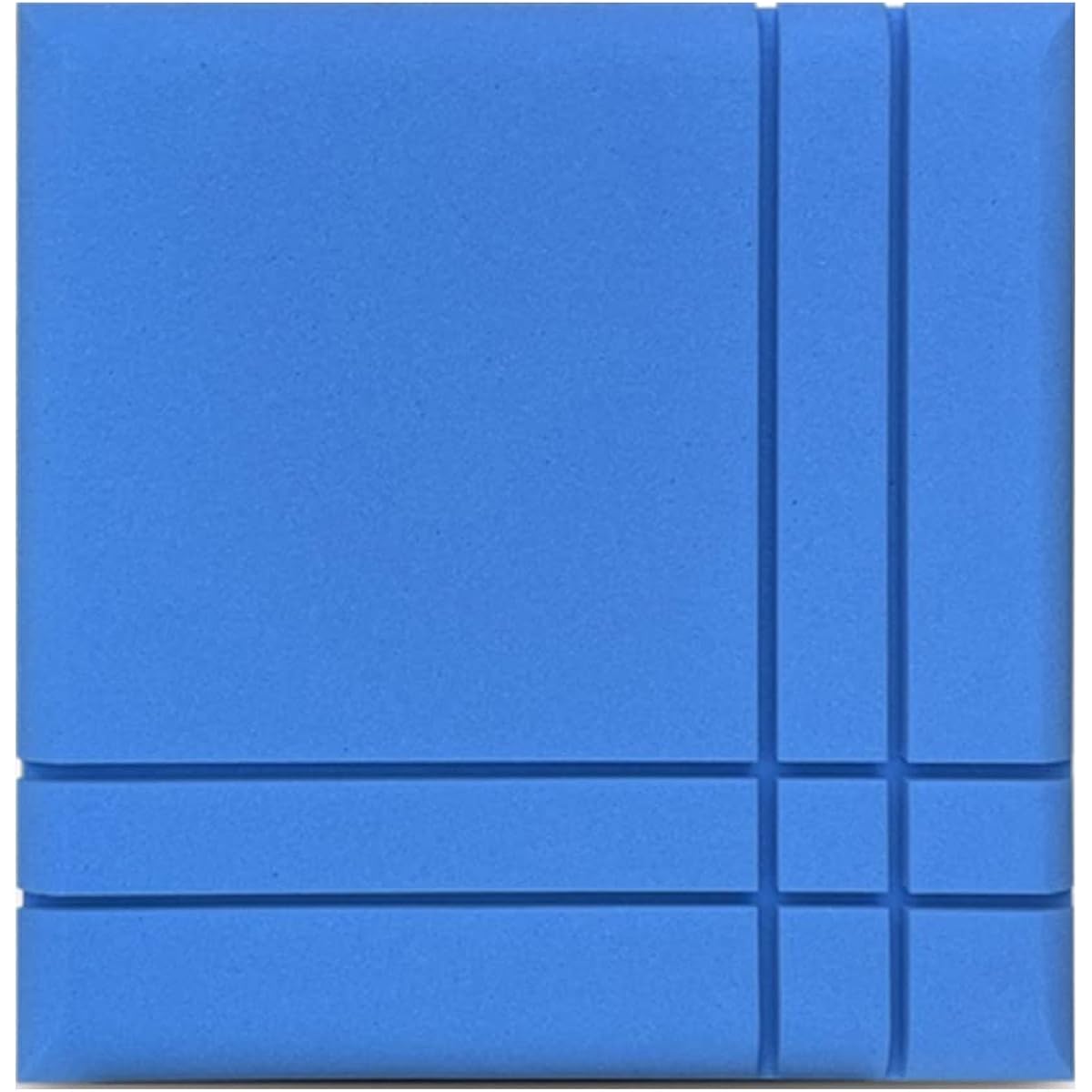 Soundproofing Foam Panels, Home Studio Sound Processing Accessories Foam 10pcs High Density Fireproof Soundproofing Foam Panels (Red 50*50*5CM) (Blue 50*50*5CM)