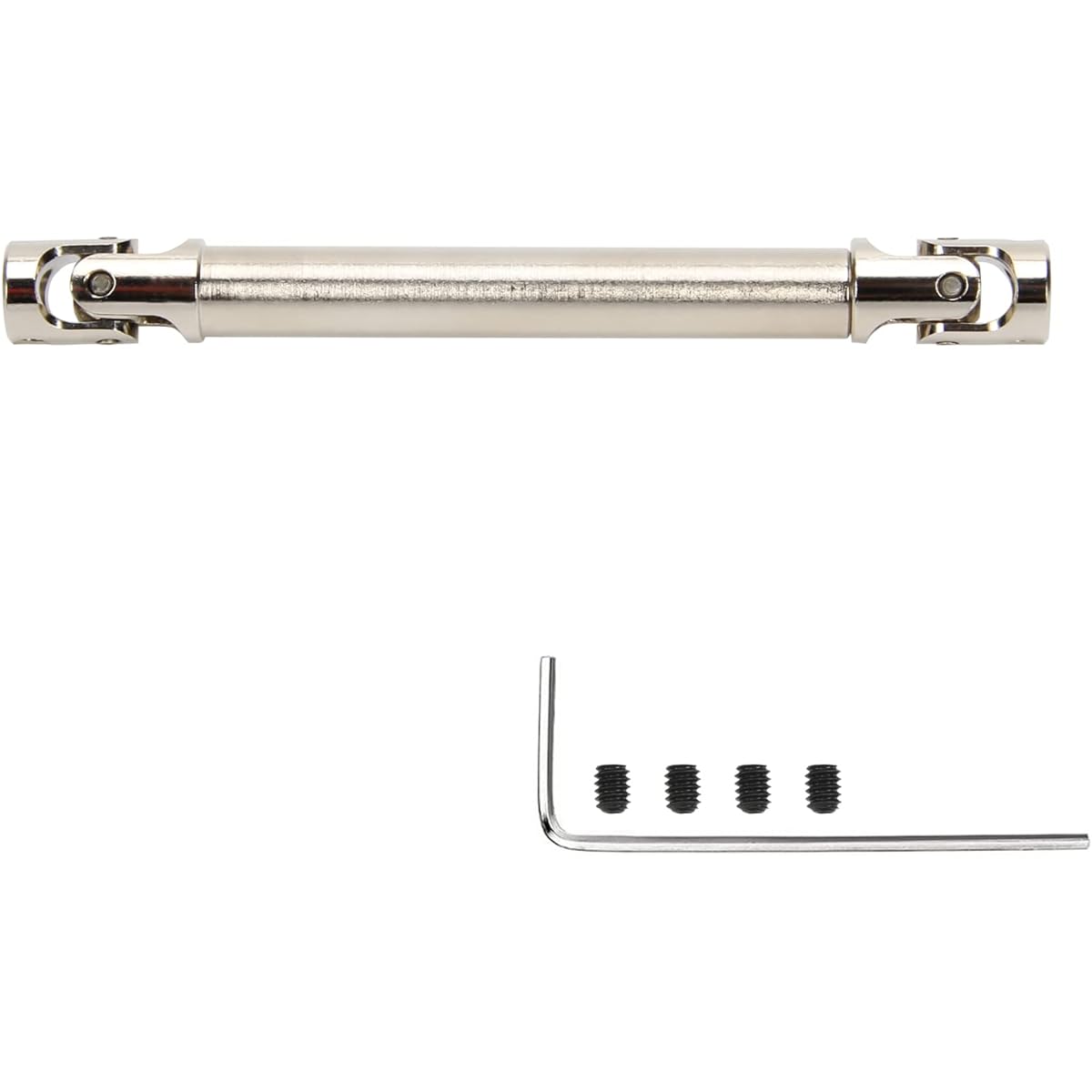 RCAWD #45 Steel 69-93mm Slider Center Drive Shaft 3mm Inner Hole for Pin Axial 1-24 Scx24 Crawler Parts