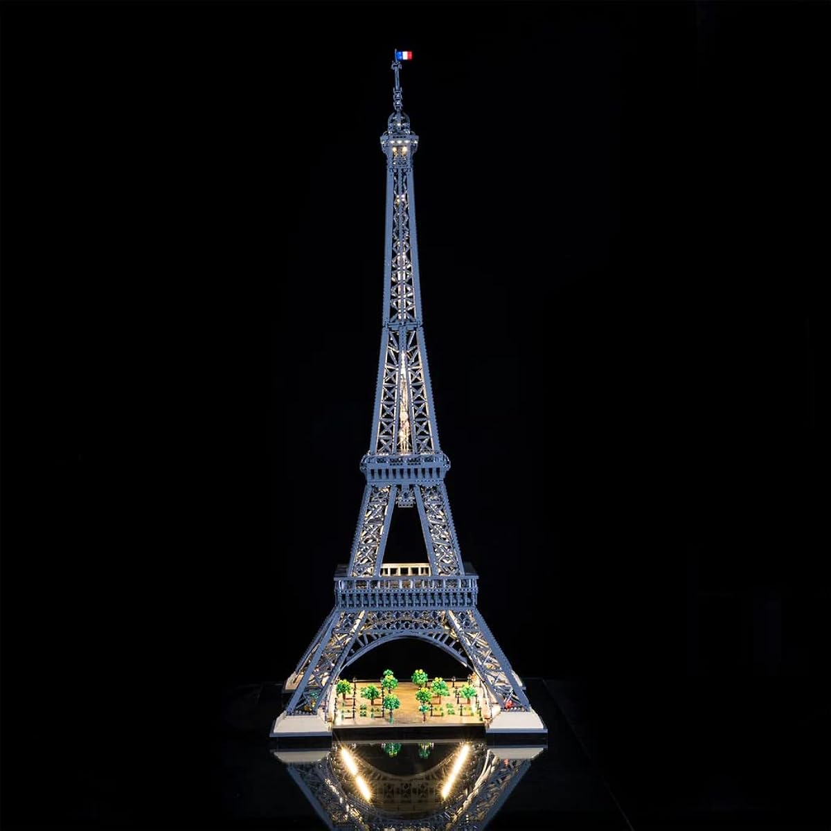 Brick Loot Deluxe LED Light Kit for your 10307 Eiffel Tower Model - (Not Included) - Enhance your build with lights