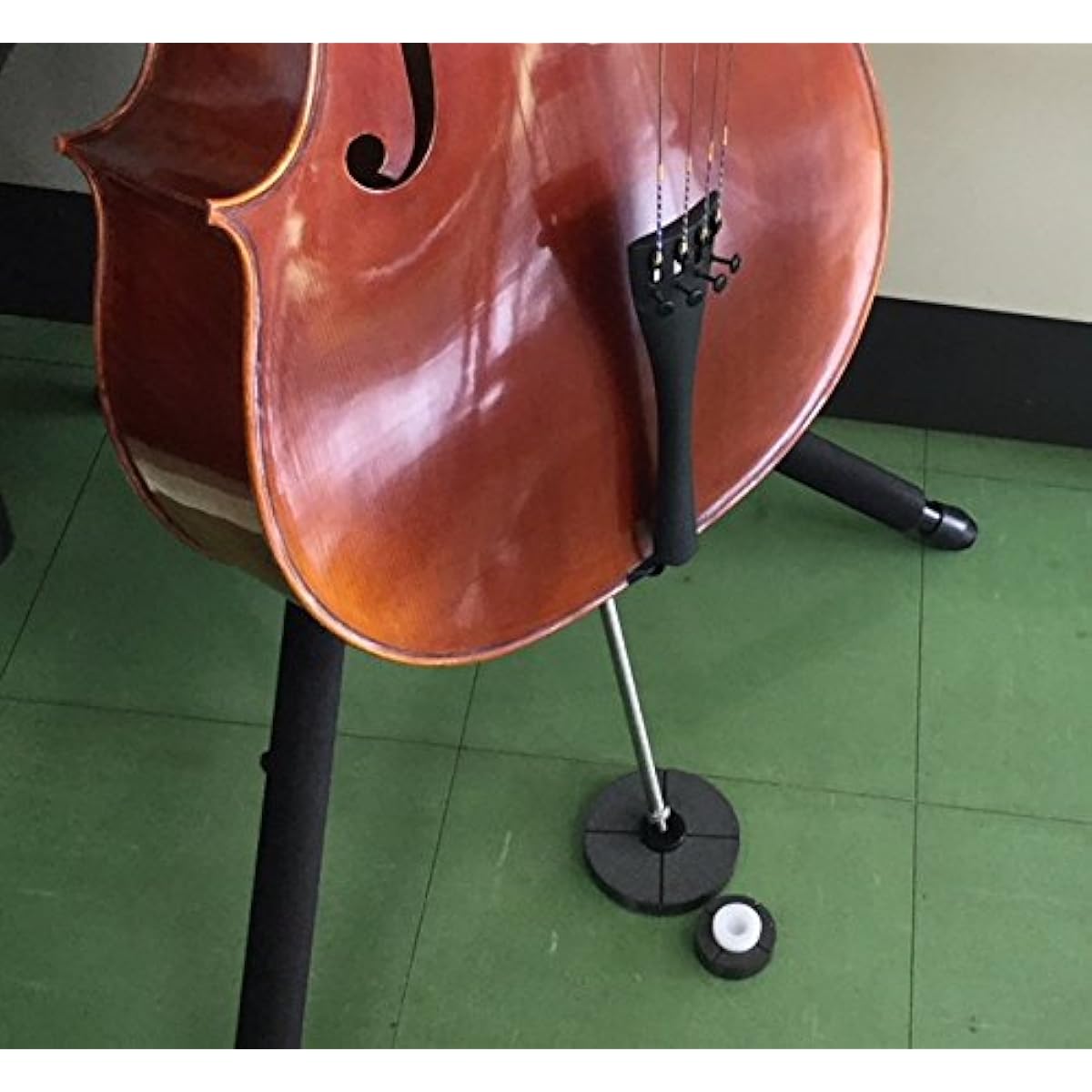 Performance endpin resonator (sound amplification/tuning device) for contrabass and cello "KaNaDe/TheStrings1 (Resonator)" φ100 & (2022 new model) φ75 1 piece each (Kanai Seisakusho) (in black box)