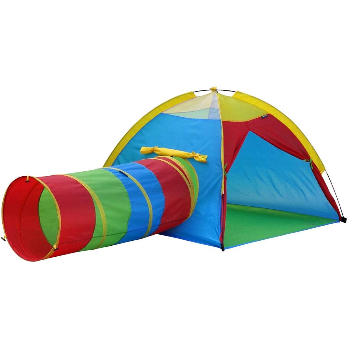 GigaTent Kids Fun Tent Tunnel for Boys Girls Indoor Outdoor Play Tent 48 x 36 Tunnel is 19 Diameter x 48 Length