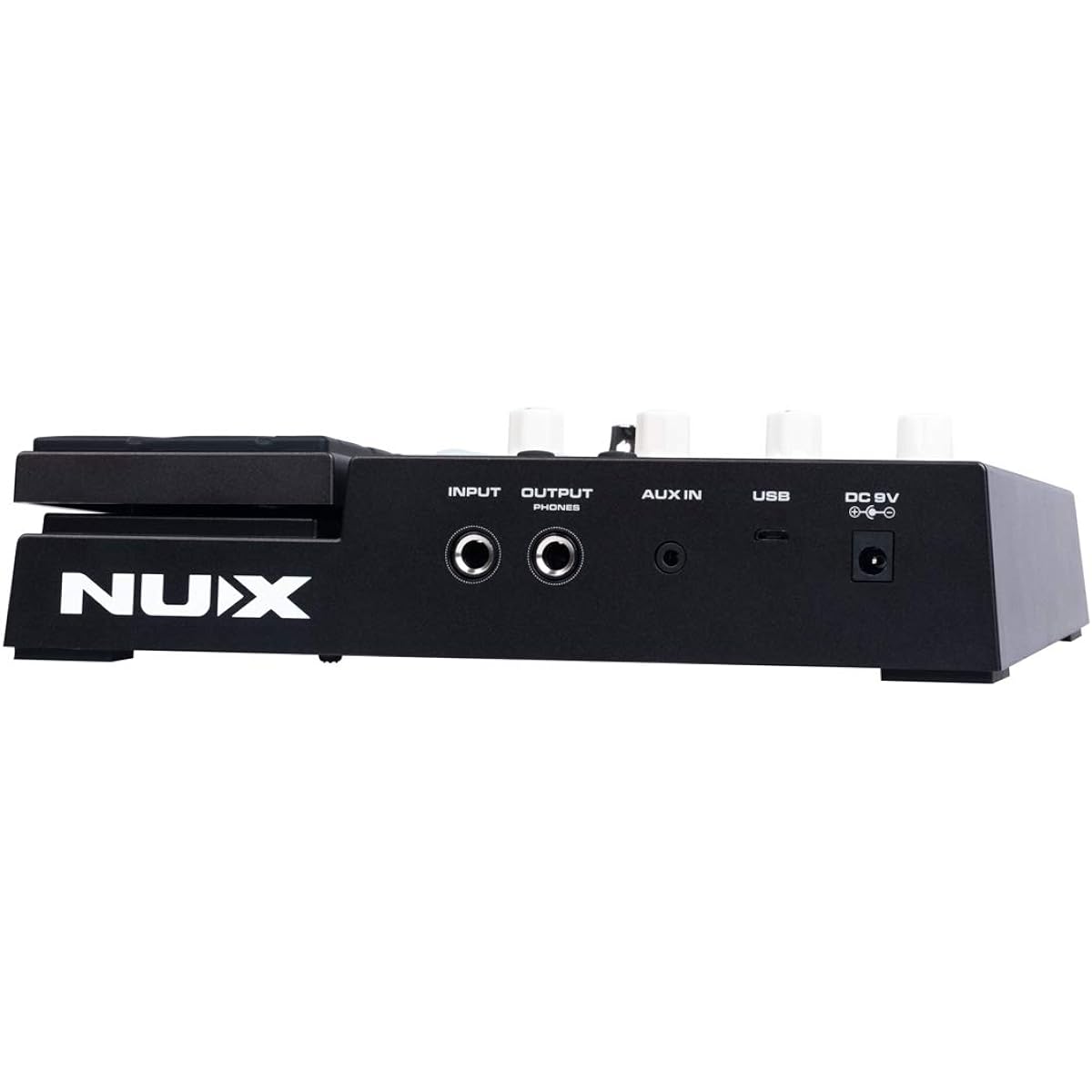 NUX MG-300 Multi-effect pedal TSAC-HD Pre-effects, amp modeling algorithms, Core Image post-effects, IR, 56 drum beats, 60-second phrase loops