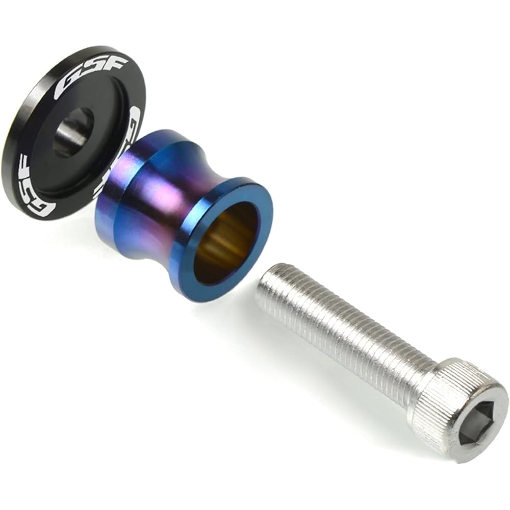 Stand Screw Slider Motorcycle 8mm Rear Rocker Arm Slider Bobbin Bracket Slider Screw Kit is very suitable for Suzuki DL650 DL 650V - Applicable to Strom 2004 2005 2006 2007 2008-2013 (Color: 2)